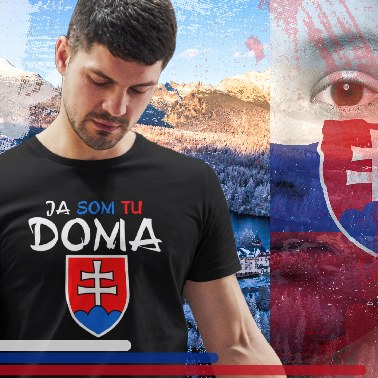 SLOVENSKO DOMA 2 - pánske tričko  