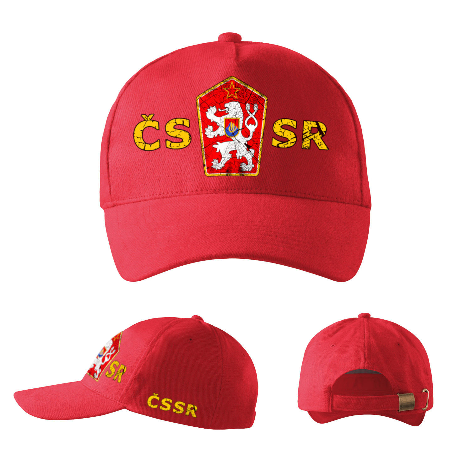 ČSSR RED VINTAGE - šiltovka červená