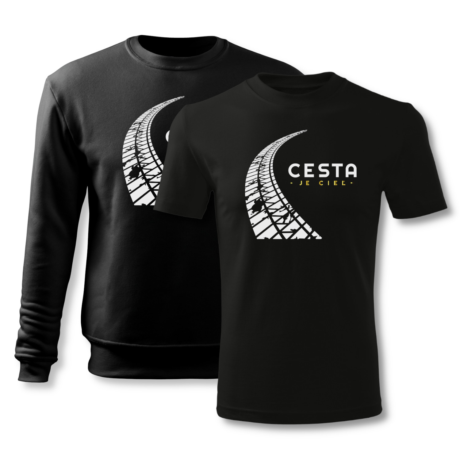 CESTA JE CIEĽ III - SET - mikina a tričko