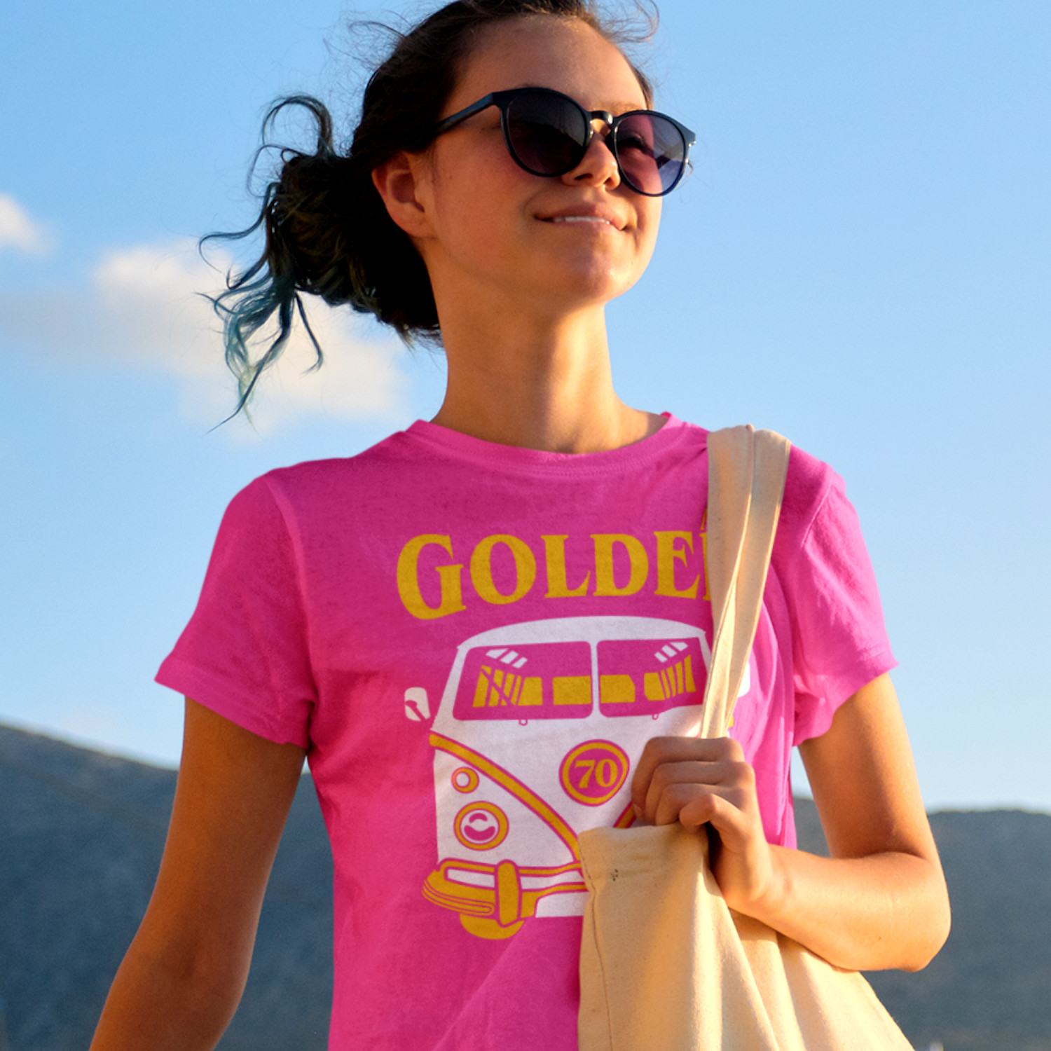 GOLDEN AGE - dámske tričko ružové