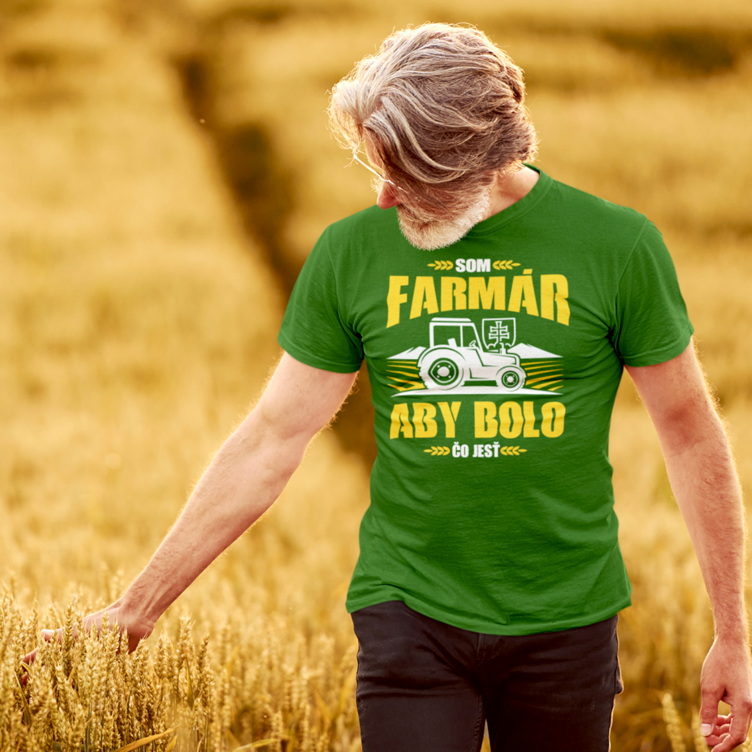 SOM FARMÁR – ABY BOLO ČO JESŤ - pánske tričko 