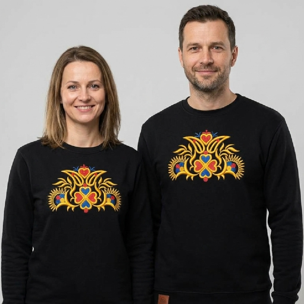 MILAN (Vajnory) -  vyšívaná unisex mikina