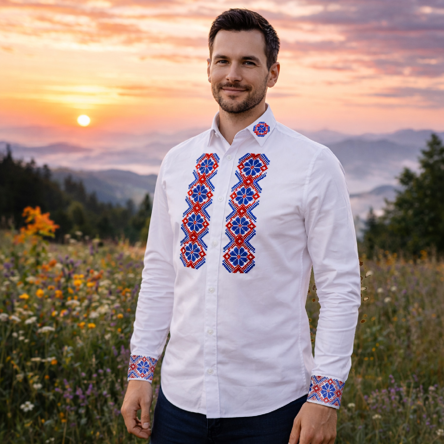 IVAN (Tokajík) - vyšívaná pánska košeľa exkluzív
