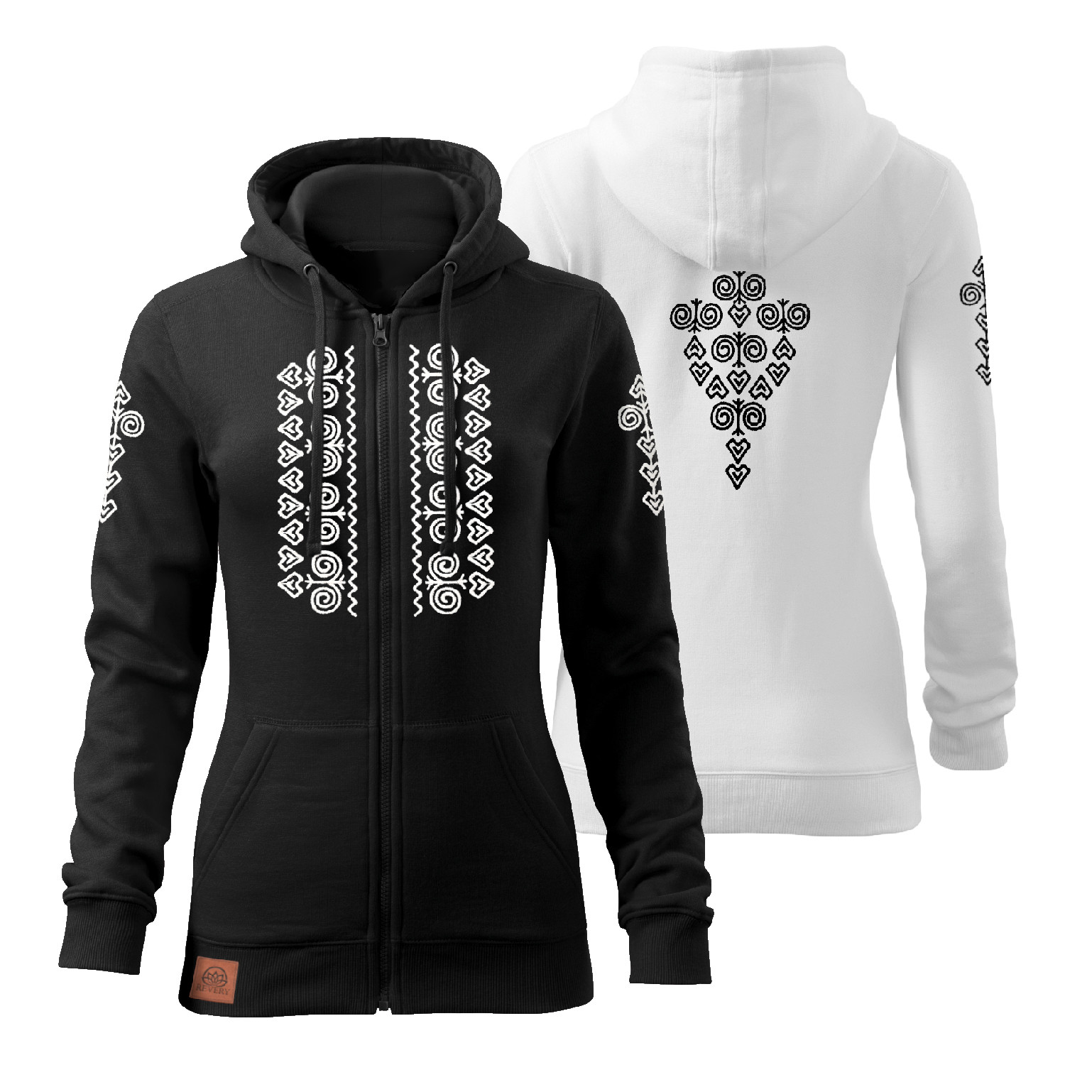 JANA (Čičmany) -  vyšívaná dámska mikina 