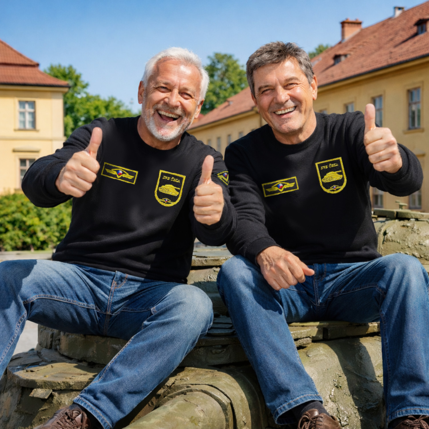 ZVS ČSĽA  - vyšívaná vojskodruhová mikina (SK/CZ verzia)