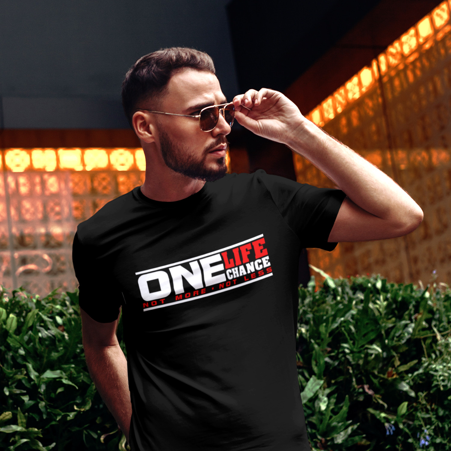 ONE LIFE - ONE CHANCE - pánske tričko 