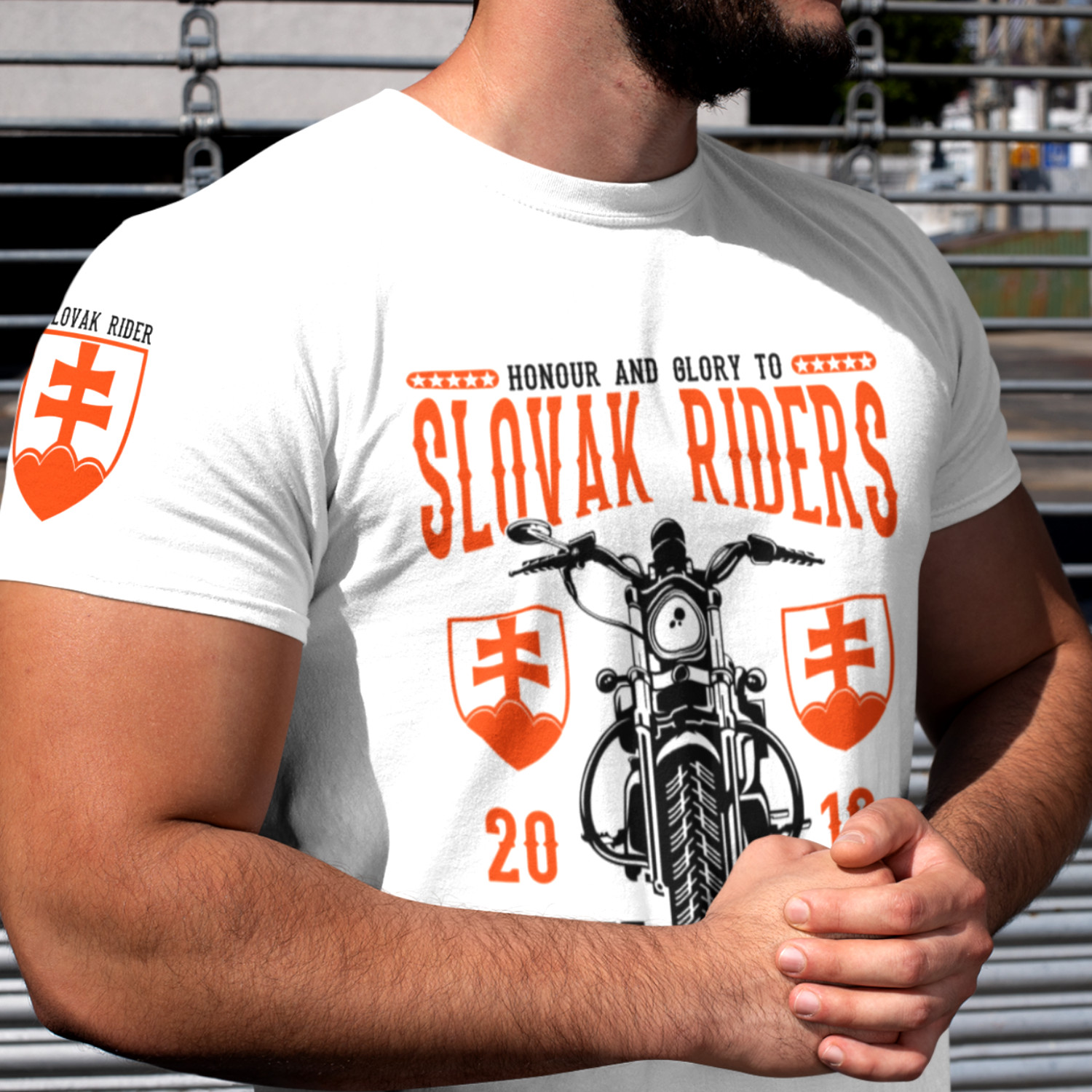 SLOVAK RIDERS - pánske tričko  
