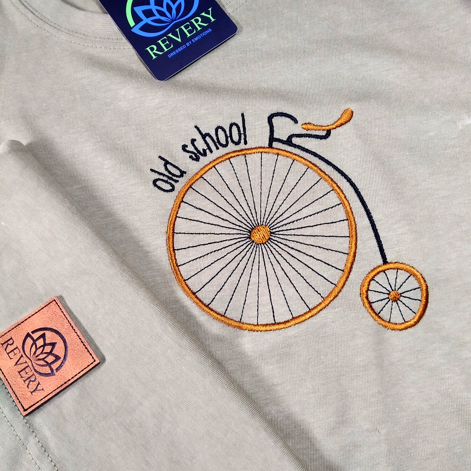 OLD SCHOOL - pánske vyšívané tričko